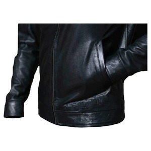 <b>Men</b> Varsity Style Genuine <b>Leather</b> Motorcycle <b>Jacket</b> Biker <b>Jacket</b> - Product Image 4