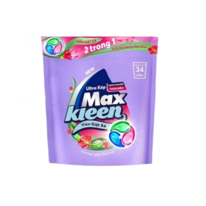 Maxkleen Relaxing Day Detergente Líquido 34 Cápsulas Fuerte eliminación de manchas para la ropa, mantiene la tela limpia sin residuos - Product Image 1