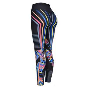 Leggings Largos de Cintura Alta para Mujer, Diseño Estampado Multicolor Arcoíris, Tejido Elástico, Ropa Casual de Invierno, Directo de Fábrica - Product Image 3