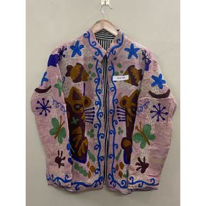 Wholesale Handmade Suzani Embroidery Kantha <b>Jacket</b> <b>Women</b> Short Suzani <b>Jacket</b> Free Size one-of-kind <b>Jackets</b> Gift <b>for</b> Her - Product Image 6