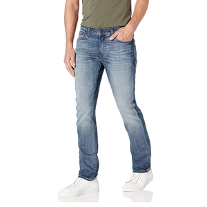 Nouveau design, jeans en denim sur mesure de haute qualité, coupe ajustée, appliqués, pour hommes, jeans déchirés fins, vente en gros - Product Image 4