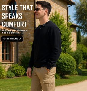 Prix de gros usine – Sweat-shirt homme léger à faible MOQ – Meilleur prix - Product Image 4