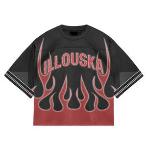 Short de football américain unisexe en maille 100 % polyester, nouvelle conception, prix d'usine, service OEM, uniforme personnalisé, grande taille, tendance - Product Image 1