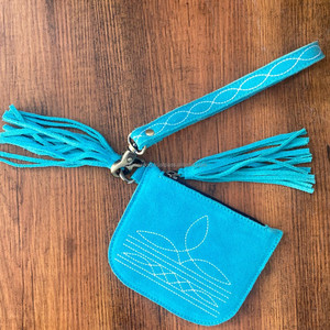 Offre Spéciale botte point daim cuir gland fermeture éclair porte-monnaie en cuir véritable grande capacité changement sac à main poignet Mini femmes portefeuilles - Product Image 2