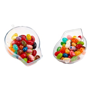 Kwang Hsieh Round-Shaped <b>Clear</b> Plastic Reusable Candy Container with 0-1L Capacity for Food Storage - Product Image 4