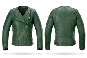 Hot Selling High Quality Genuine Motorcycle Leather <b>Jacket</b> for Men with Zipper Closure Stylish <b>Biker</b> <b>Jacket</b> for Casual OEM ODM - Product Image 4