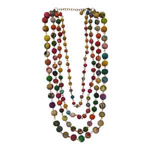 Multilayer Best Style High Quality Glass Beads Antique Ethnic Necklace for Women <b>Choker</b> Beads Handmade Bohemian Necklace at Best - Product Image 1
