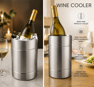 บาร์เครื่องสแตนเลสคู่ผนังไวน์คูลเลอร์สำหรับร้านอาหารโรงแรม - Product Image 3