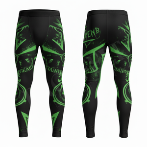 Customized Clothing UV Protection Swimming Workout Training Fitness Yoga Compression Leggings For Men's Full Length OEM ODM Pant - Product Image 4