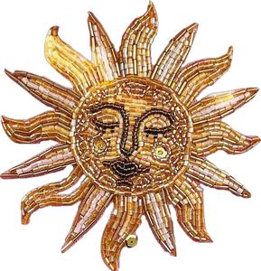 Beautiful Fashion Embroidered Beaded Brooch Handmade Luxury Clothing Pin <b>Accessory</b> At Cheap Price - Product Image 4