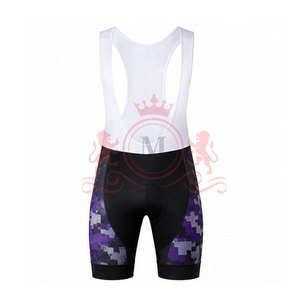 Ensemble maillot et short de cyclisme pour homme, couleur violette, manches courtes, fermeture éclair sur le devant, uniforme de cyclisme pour adultes - Product Image 6