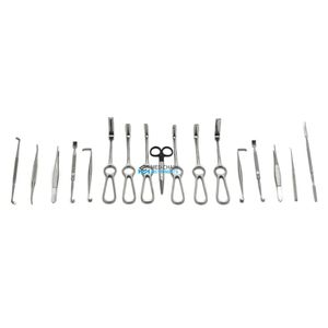 Juego de 17 Piezas para Reconstrucción de Oído, Instrumentos Quirúrgicos para Reconstrucción de Oído, Kit Quirúrgico de Cirugía Plástica y Otoplastia - Product Image 3
