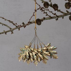 Adornos navideños para el hogar, colgantes de madera para árbol de Navidad, suministros de adornos navideños para decoración DIY - Product Image 2