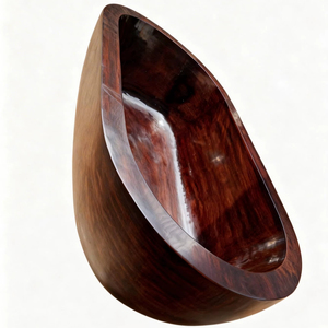 Bañera Ovalada Moderna y Clásica de Madera Maciza SUAR, Fabricada en Indonesia, con Tapa, de Estilo Exótico, en Oferta - Product Image 1