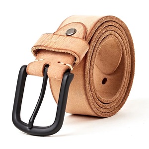 Genuine Leather <b>Belt</b> Solid Color Pin Buckle Adjustable Waist <b>Belt</b> Casual Style for Men and <b>Women</b> - Product Image 2