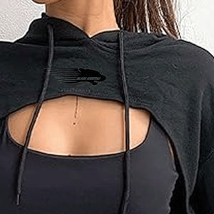 Venta Directa de Fábrica, Sudadera con Capucha para Mujer con Lavado Ácido, Logotipo Bordado Personalizado, Sudadera Lisa Teñida con Lavado Ácido para Chicas, Servicio OEM - Product Image 4