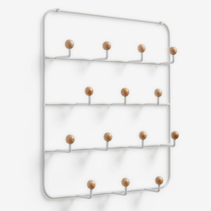<b>Wall</b> Mounted Wrought Iron <b>Coat</b> and Coffee Mug Stand <b>Rack</b> Foldable Steel with Coating for Kitchen Wedding Storage - Product Image 5