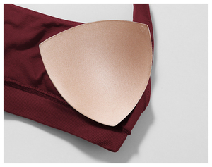 Soutien-gorge de sport sans couture marron pour femme, col halter, sans armatures, uni, style sportif, idéal pour le yoga - Product Image 3