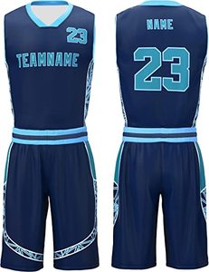 Uniforme de Baloncesto Unisex de Diseño Personalizado, 100% Poliéster, Transpirable, Antiarrugas, sin Mangas, Cuello en V, Logotipo Personalizado en la Parte Delantera - Product Image 5