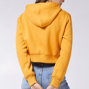 Sudadera Corta con Capucha para Mujer, Modelo 2026, Precio al por Mayor, Artículo Nuevo, Directo de Fábrica, Talla y Diseño Personalizados, Logotipo Bordado - Product Image 3