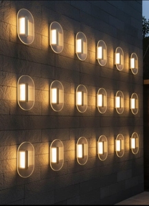 Modern Oval Glass Wall <b>Sconce</b> LED Wall Lamp Bedroom Bedside <b>Light</b> - Product Image 2
