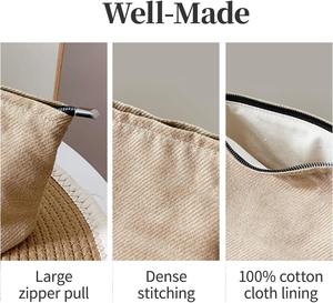 Bolsa de Maquillaje de Yute Natural Hecha a Mano, Bolsa de Cosméticos Ecológica - Product Image 5