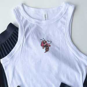 Custom logo <b>Tank</b> <b>Top</b> for <b>women</b> Embroidered college club shirt sorority or team matching outfit personalized gift - Product Image 3