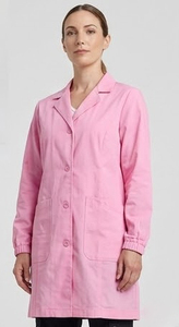Blouse de coiffure et de barbier à manches longues boutonnée pour femme, pour la coupe de cheveux en salon - Product Image 4