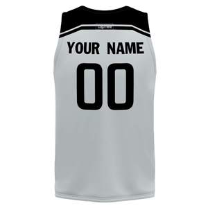 Maillots de basket-ball personnalisés avec logo imprimé, vente en gros, 100% polyester, respirant, anti-humidité, séchage rapide pour hommes - Product Image 4