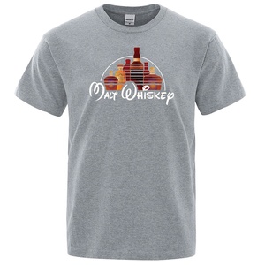 เสื้อยืดผ้าออกซ์ฟอร์ดปักลายสำหรับทุกเพศ,เสื้อยืดสีเทา - Product Image 5