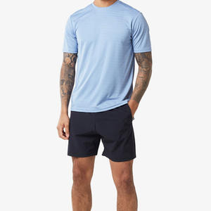 Conjunto de Camiseta y Pantalones Cortos Casuales para Hombre con Logotipo Personalizado DTF DTG, Transpirable, de Secado Rápido, Traje Deportivo de Verano, Conjunto de Dos Piezas Estampado en Algodón para Exteriores - Product Image 4