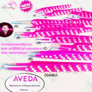 Pince à épiler oblique en acier inoxydable pour l'épilation du visage et des sourcils, idéale pour les salons de beauté - Meilleures ventes - Product Image 3