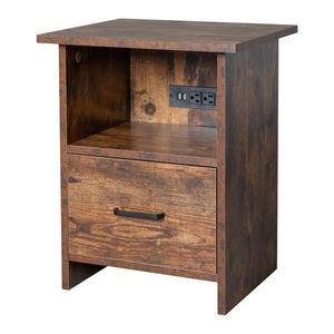 Comodini Singoli Vintage in Truciolato Effetto Legno con Triamina, Adesivi per Strati Superiori/Inferiori, Universali Senza Tracce - Product Image 2