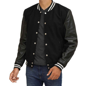 Custom <b>Men's</b> Wool Varsity <b>Jacket</b> with Heat-Transfer Printed Design Custom Team Logo Snap Closure & Side Pockets OEM Service - Product Image 2
