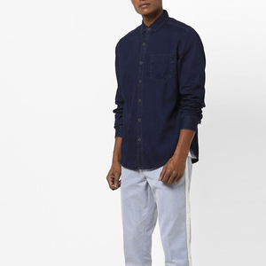 Camisa de mezclilla para hombre 2026 de color personalizado, superventas, nueva, vintage, estampada, con servicio OEM personalizado - Product Image 4