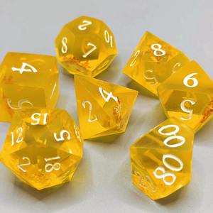Set de Dados de Resina Edición Coleccionista, Caja de Lujo, Dados Poliédricos de Resina para Juegos de Mesa DND RPG Profesionales, Venta al Por Mayor de Artículos de Juego - Product Image 4