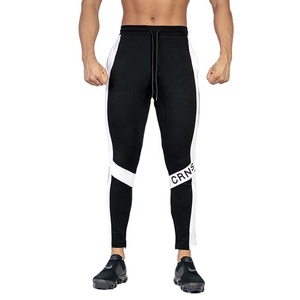 Wholesale Customized String Homme Sweat Pants Body Building Gym Wear Slim Fitting Men's Track Pants Joggers - Product Image 1