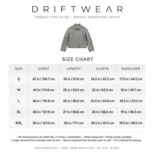 Manufacturer Custom <b>Men's</b> Streetwear Windproof Casual All Print Rhinestone Diamonds Zip-Up Cotton Twill Canvas Front Safari - Product Image 6