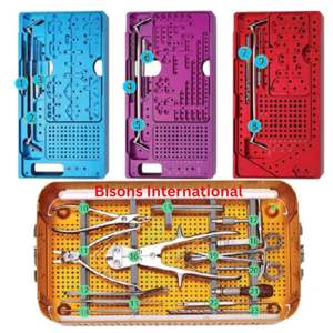 BISONS - Juego de Instrumentos Quirúrgicos Ortopédicos de Acero Inoxidable, Manuales, con Certificación CE ISO13485 DHS DCS - Product Image 3