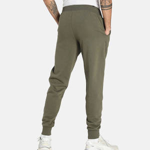 Pantalones de chándal ajustados de algodón y forro polar con colores personalizados, cintura elástica, estilo moderno, logotipo estampado bordado, cintura media - Product Image 5