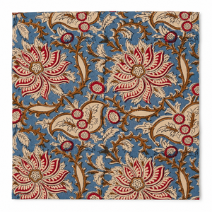 Tela Floral 100% Algodón, Transpirable, Absorbente de Humedad, Estampada a Mano, de Peso Medio, para Ropa de Cama y Fundas de Edredón - Product Image 6