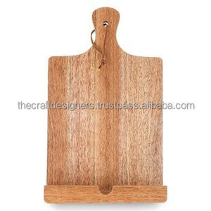 Porte-livres de cuisine en bois attrayant, conçu avec des lignes élégantes, offrant une forte fonctionnalité et un style d'affichage charmant - Product Image 6