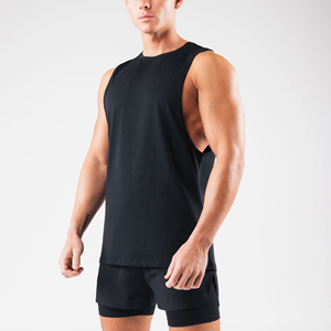 Ropa informal para gimnasio y fitness, camiseta deportiva para ejercicio, camisetas sin mangas, 100% poliéster, ropa informal de verano para hombre. - Product Image 4