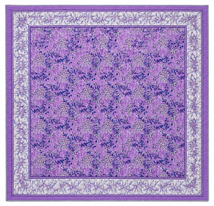 Juego de Edredón de Algodón 100% con Estampado Artesanal Indio, Color Lavanda, Floral, Reversible, Premium, Hecho a Mano, con 2 Fundas de Almohada - Product Image 3