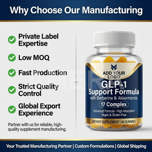 Gomitas Activadoras de GLP-1 Naturales de Marca Privada, Certificadas por GMP, con Berberina, en Forma de Oso, Gran Éxito de Ventas - Product Image 4