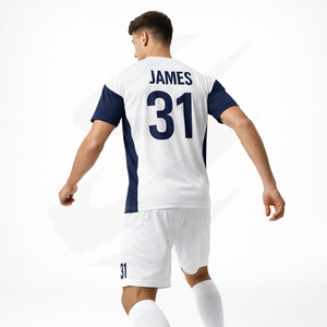 Uniformes de Fútbol OEM, Conjuntos de Camisetas de Fútbol, Malla de Poliéster, Sublimación, Transferencia Térmica, Ropa Deportiva de Fábrica - Product Image 3
