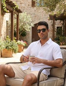 Men's Premium 100% Cotton <b>Stretch</b> Chino <b>Shorts</b> Casual Summer Wear Smart Casual Custom Logo <b>Golf</b> <b>Shorts</b> Breathable Drawstring - Product Image 4