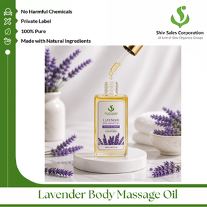 Luxury Lavender Body Oil for Relaxing Aromatic Experience, Smooth Application and High End Spa <b>Massage</b> - Product Image 4