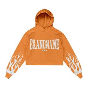 Conjunto Deportivo Unisex BRANDNAME, Sudadera con Capucha y Pantalones Largos, Estilo Urbano Holgado con Estampado, Ropa de Otoño con Cierre de Cordón - Product Image 2