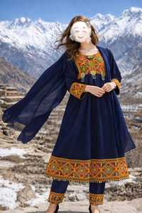 Women's Traditional Handmade Embroidered Afghan Wedding <b>Dresses</b> Customized Packaging High Quality Export Afghani Casual <b>Dresses</b> - Product Image 4